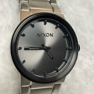 Nixon Cannon Stainless steel and black watch